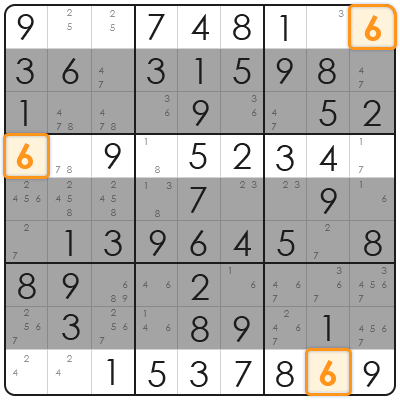 sudoku x wing
